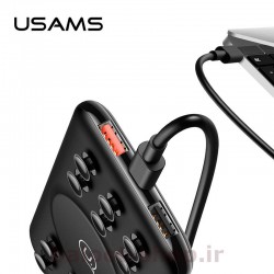 پاور بانک هوشمند یوسمز  مدل PB26 دارای درگاه Type-C هم به عنوان ورودی و هم به عنوان خروجی شارژ