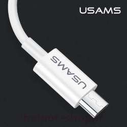 کابل شارژ و داده یوسمز مدل U23 نوع Micro دارای قابلیت انتقال اطلاعات بین گوشی و کامپییوتر با سرعت بالا